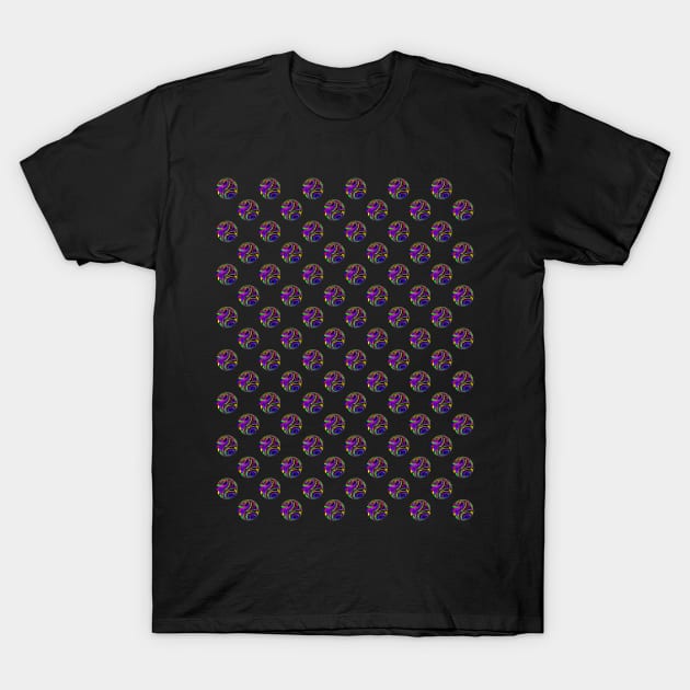 Twister Ball Pattern T-Shirt by The Black Panther